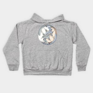 Yin-Yang Cats: Blue Point Kids Hoodie